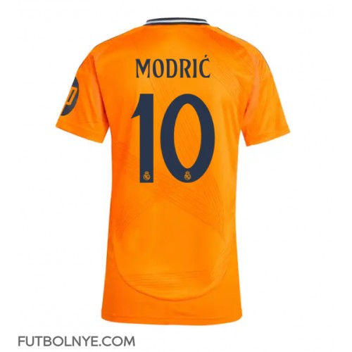 Camiseta Real Madrid Luka Modric #10 Visitante Equipación para mujer 2024-25 manga corta